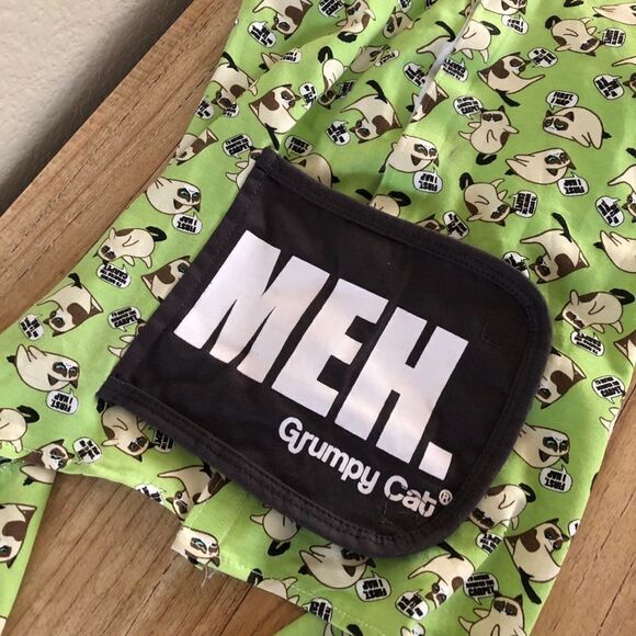 Grumpy Cat “Meh” Pet Dog PJs Pajamas M - Picture 2 of 7